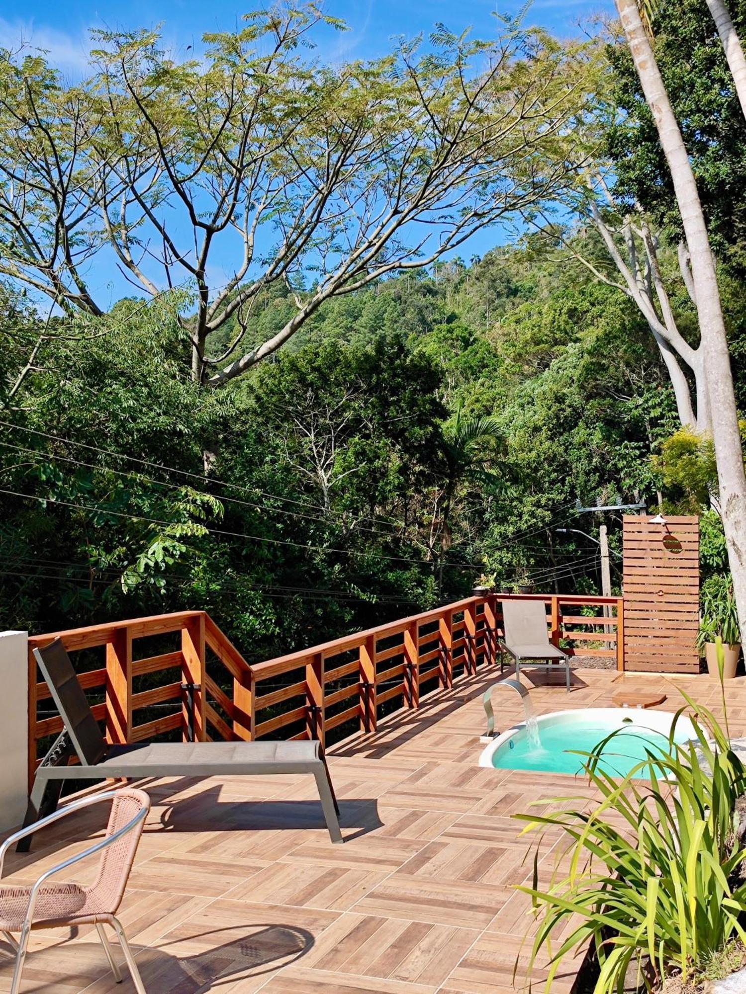 Gray House - Com Piscina Pertinho Do Mar! Villa Palhoca Exterior photo